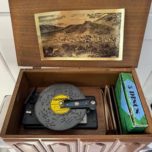 Thorens 754F music box Switzerland