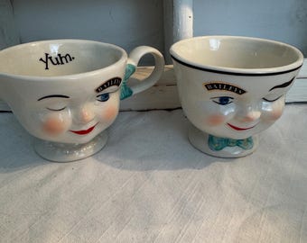 Baileys character face cream and sugar set limited edition 1996