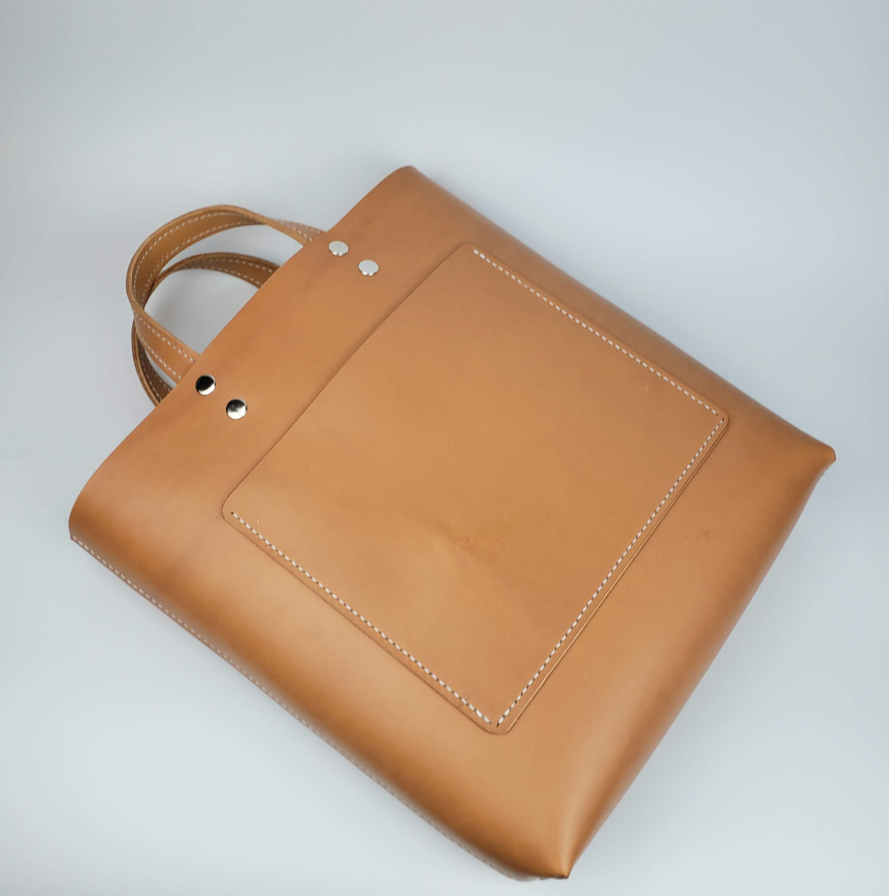 Custom Handmade Vegetable Tanned Italian Leather Briefcase Business La –  ROCKCOWLEATHERSTUDIO