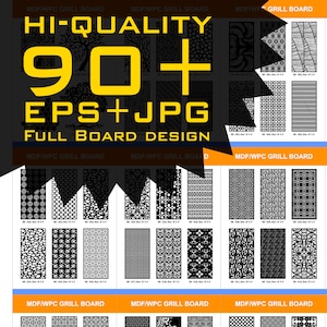 Decorative Wall Partition, Room Divider, Privacy Screen, Decorative Panel, Stencil, Wall Hanging, Laser cutting, Cnc, Plasma Files EPS, JPG
