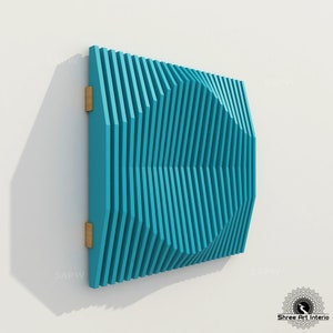 Parametric Wave Wall Decor, CNC Ready (Digital File)