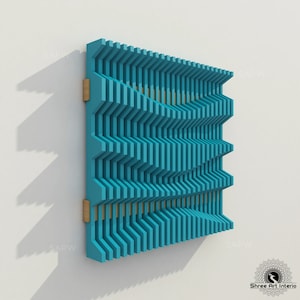 Parametric Wave Wall Decor, CNC Laser Cut Files (Digital Download)