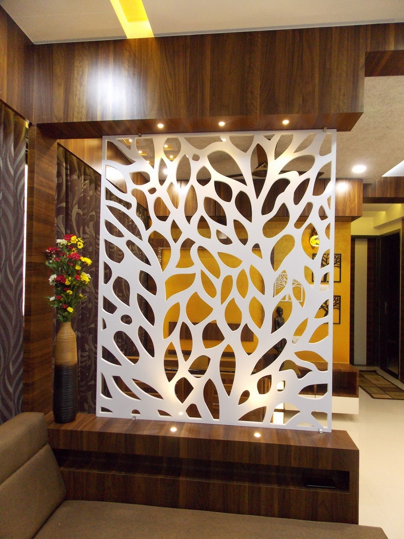 Decorative Wall Partition, Room Divider, Privacy Screen, Decorative Panel, Stencil, Wall Hanging, Laser cutting, Cnc, Plasma Files EPS, JPG image 10