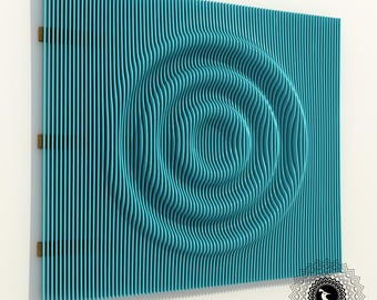 Parametric Wave Wall Art, CNC Laser Cut File (Digital Download)