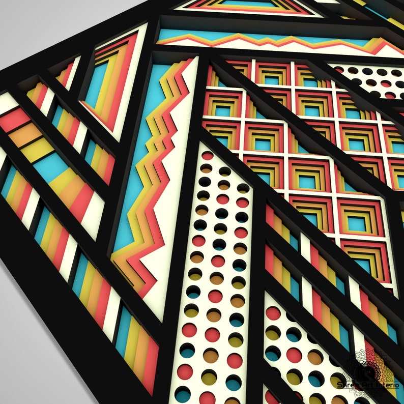 Download DTFMA04-Multilayer Laser Cut DXF design file Hanging Wall ...