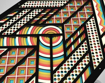 Multilayer Laser Cut Wall Art DXF SVG CNC File
