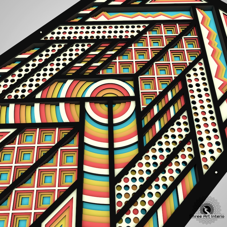 Download DTFMA04-Multilayer Laser Cut DXF design file Hanging Wall ...