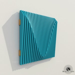 Parametric Wave Wall Decor, CNC Laser Cut Files (Digital File)