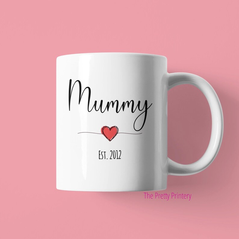 Mummy Daddy Mug Set Est 2023 2022 New Parents Gift Etsy