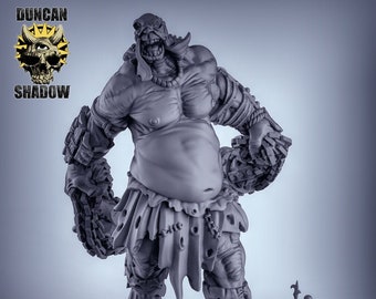 Titan mit Schlegeln - 6 oder 8 Inch Großes Resin Modell für Dungeons & Dragons & Brett-Rollenspiele