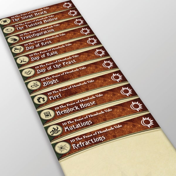 The Feast Of Hemlock Vale Arkham Horror Lcg Deck Box Dividers