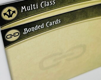 Multi Class & Bonded Card Dividers - For Arkham Horror LCG Deck Box Dividers