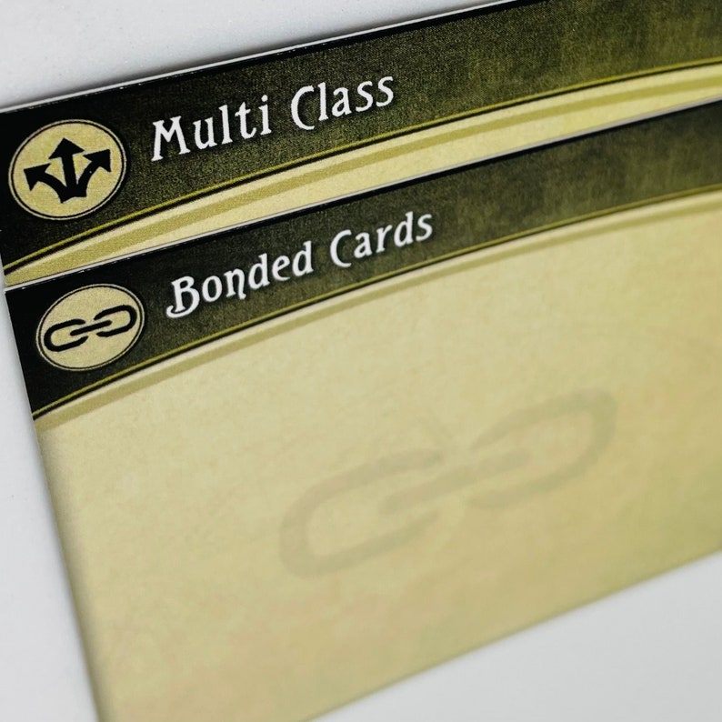 Multi Class & Bonded Card Dividers For Arkham Horror LCG Deck Box Dividers image 1