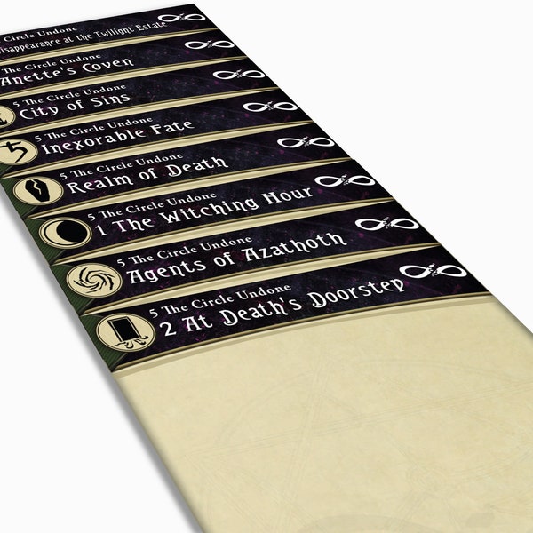 The Circle Undone - Arkham Horror LCG Deck Box Dividers