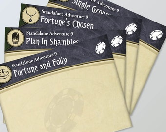 Fortune and Folly - Arkham Horror LCG Deck Box Dividers