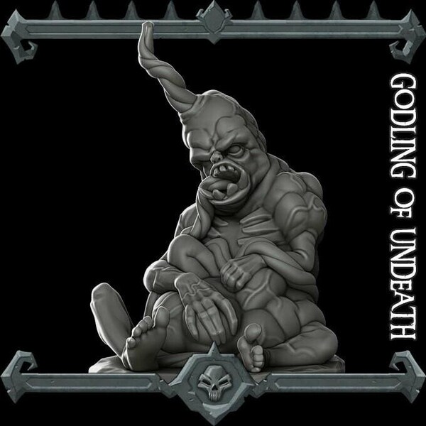 GODLING OF UNDEATH - Miniature | Dungeons and dragons | Cthulhu | Pathfinder | War Gaming