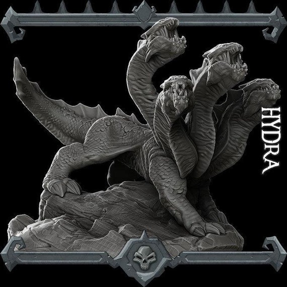 Hydra Epic Dungeons And Dragons Cthulhu Pathfinder Etsy