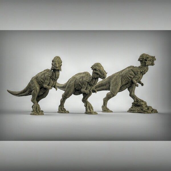 Pachycephalosaurus Resin 3D Models for Dungeons & Dragons  Board RPGs