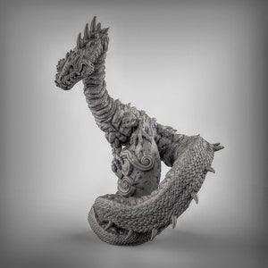 Lindwurm Dragon Resin 3D Models for Dungeons & Dragons  Board RPGs