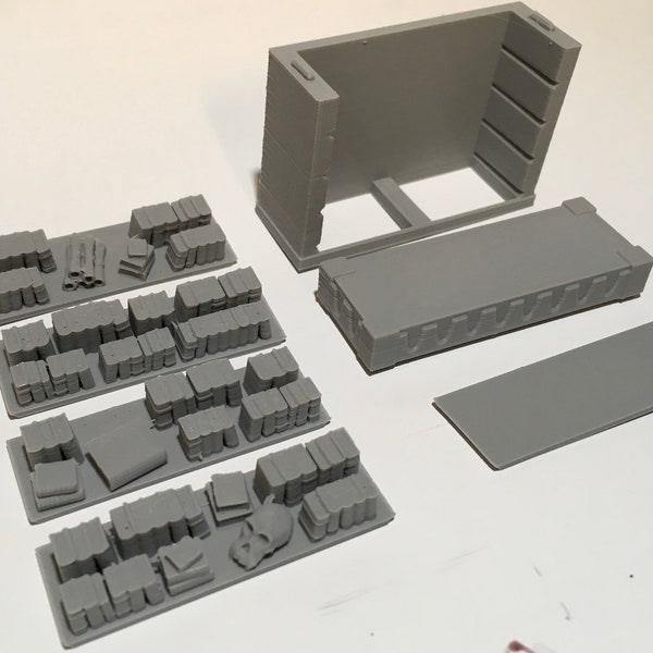 Mini Bookcase Kit For D&D, Hero Quest, Dungeon Furniture