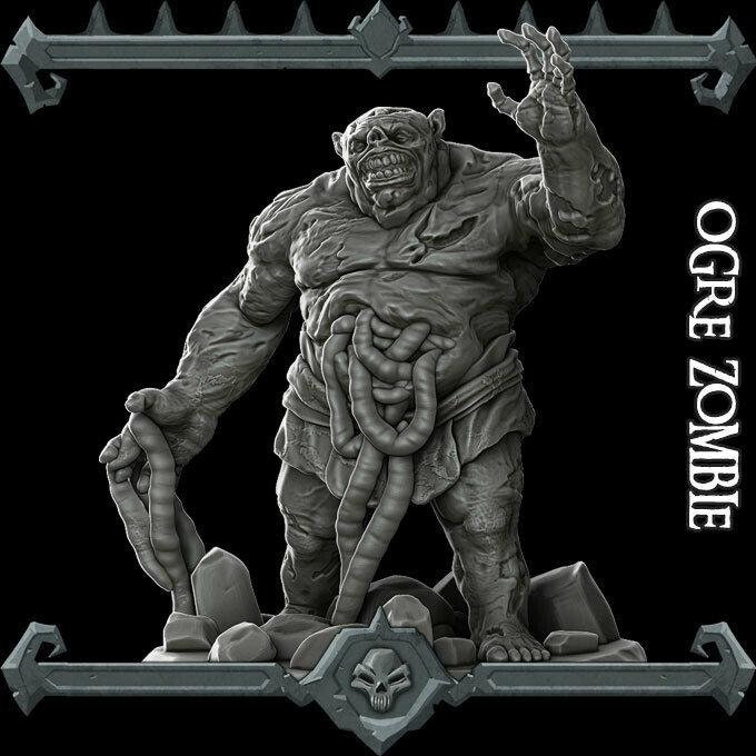 Pathfinder Cthulhu 40k Dungeons and dragons Ogre Zombie War Gaming Miniature Model