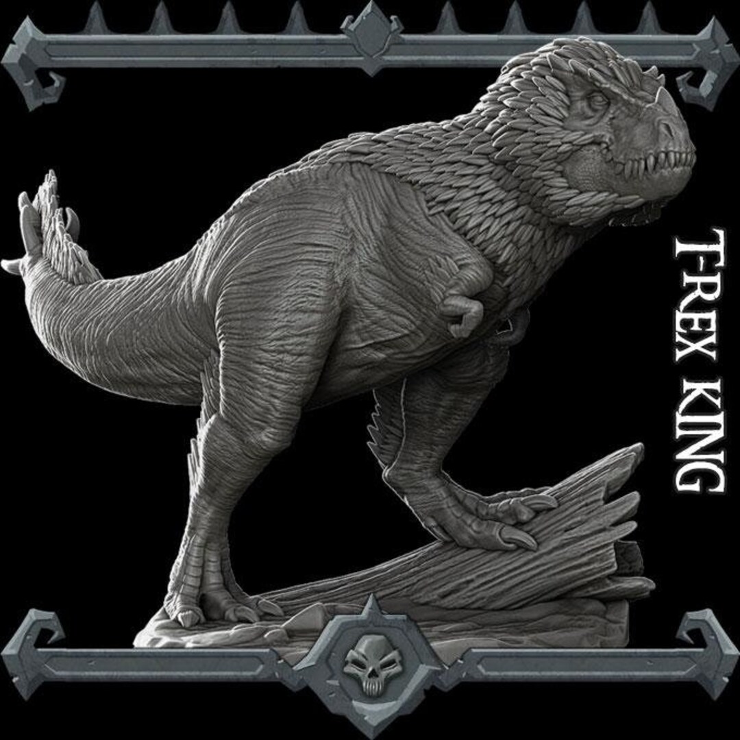 TREX KING Miniature Many Size Options dungeons and Etsy
