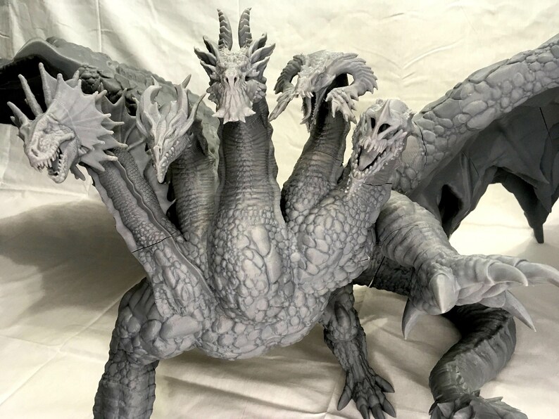 DRAGON GOD EPIC Sized Statue Dungeons and dragons Etsy