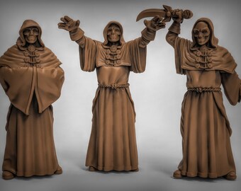 Cultists Resin Miniature for DnD | Tabletop Gaming