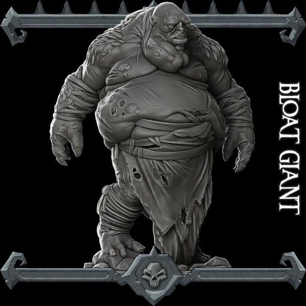 BLOAT GIANT - Miniature -  All Sizes | Dungeons and Dragons | Pathfinder | War Gaming