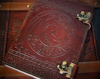 Dungeon Master Cuaderno de cuero real / Diario / Cuaderno de bocetos / Registro de campaña
