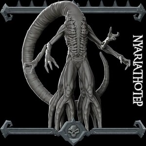 Nyarlathotep EPIC Sized Statue Dungeons and dragons Cthulhu Mythos Pathfinder War Gaming image 1