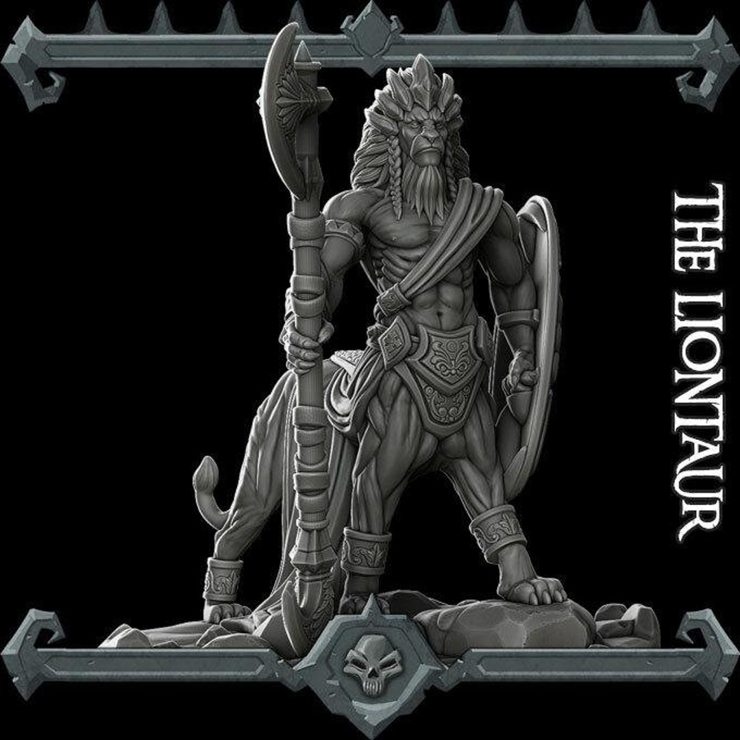 LIONTAUR Miniature Many Size Options Dungeons And Dragons Etsy Il 1080xN.2398261772 9gpe