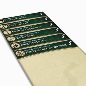 Murder at the Excelsior Hotel - Arkham Horror LCG Deck Box Dividers