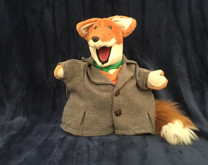 Vintage Talking Basil Brush Plush Toy Etsy