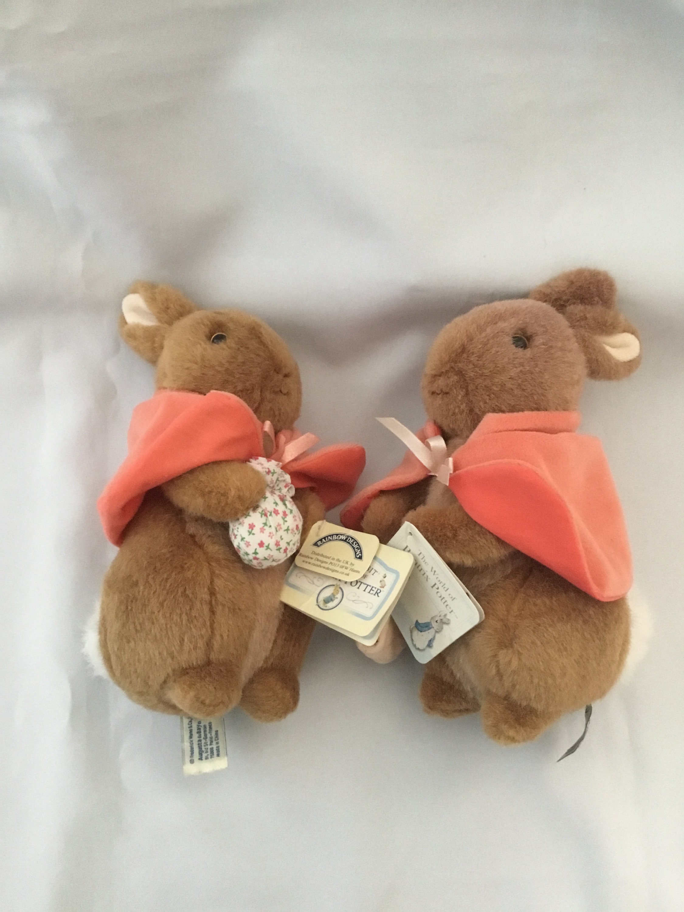 World of Beatrix Potter Flopsy Mopsy and Cottontail soft Etsy