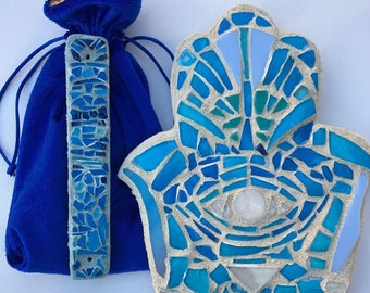 Hamsa + Mezuzah Giftset