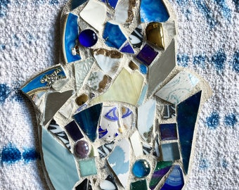 Blue Mosaic Hamsa