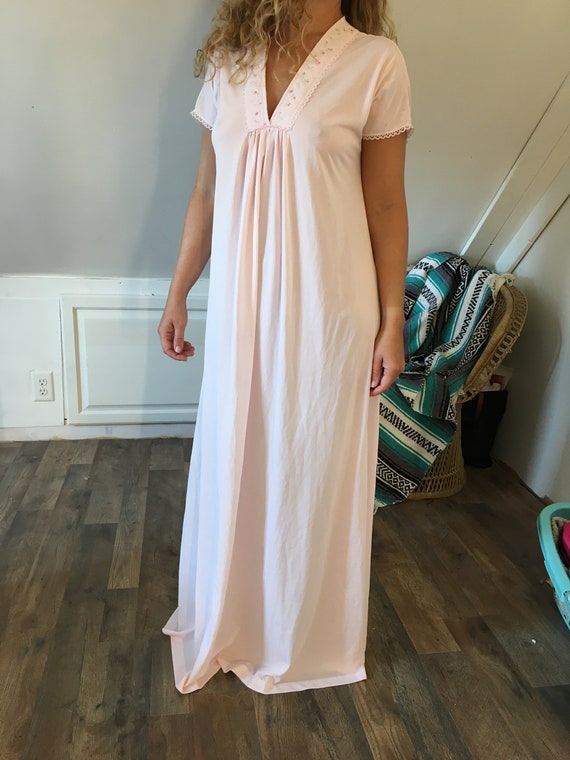 Vintage Shadowline Nightgown, Small, Vintage Night
