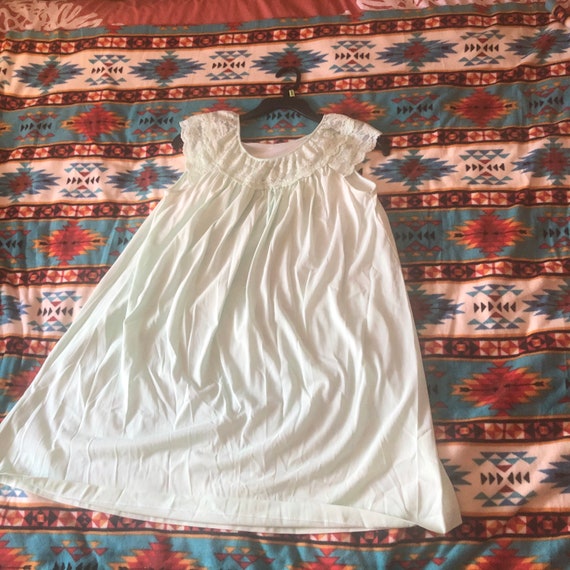 Vintage Gilead Nightgown, Medium, Mint Green, Wom… - image 5