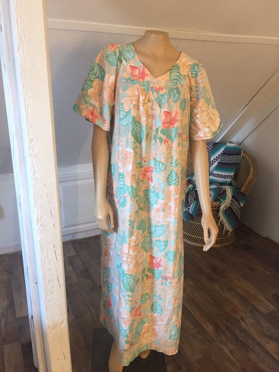 Vintage Sears Nightgown, Medium, 100% Cotton Nigh… - image 5