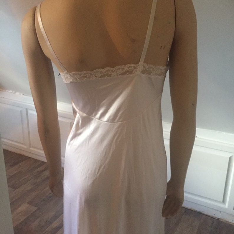 Vintage Vanity Fair Full Slip Lace Slip Size 34 Slip Etsy