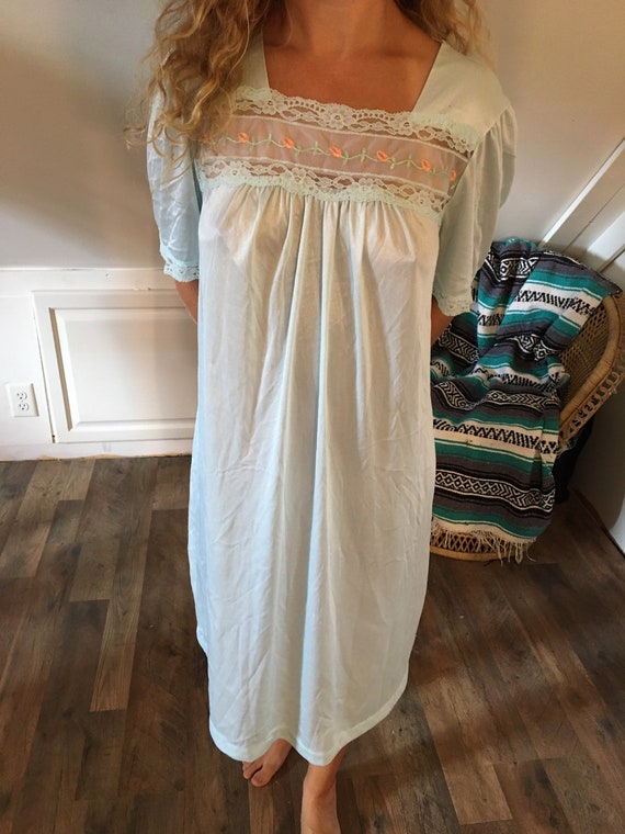 Vintage Vassarette Nightgown Medium, Women's Night