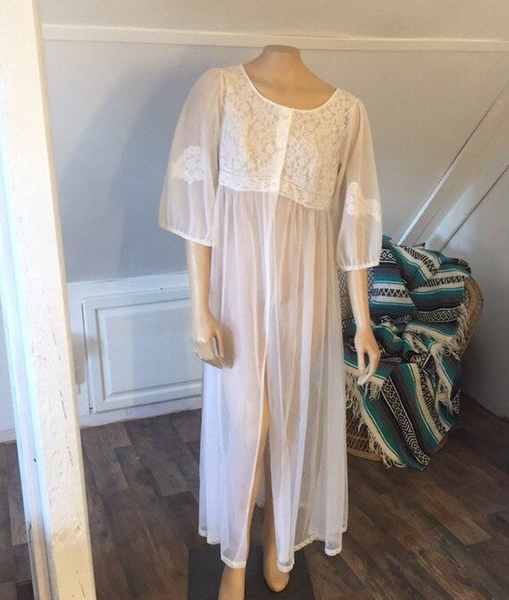 Vintage Miss Elaine Duster Robe, Vintage Lingerie,