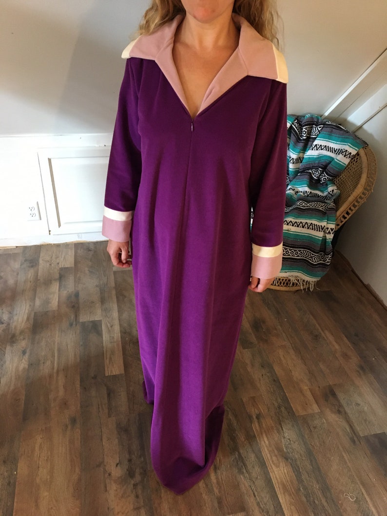 Vintage Vanity Fair Robe, Shevelva, Size, 12 Purple, NOS Vanity Fair