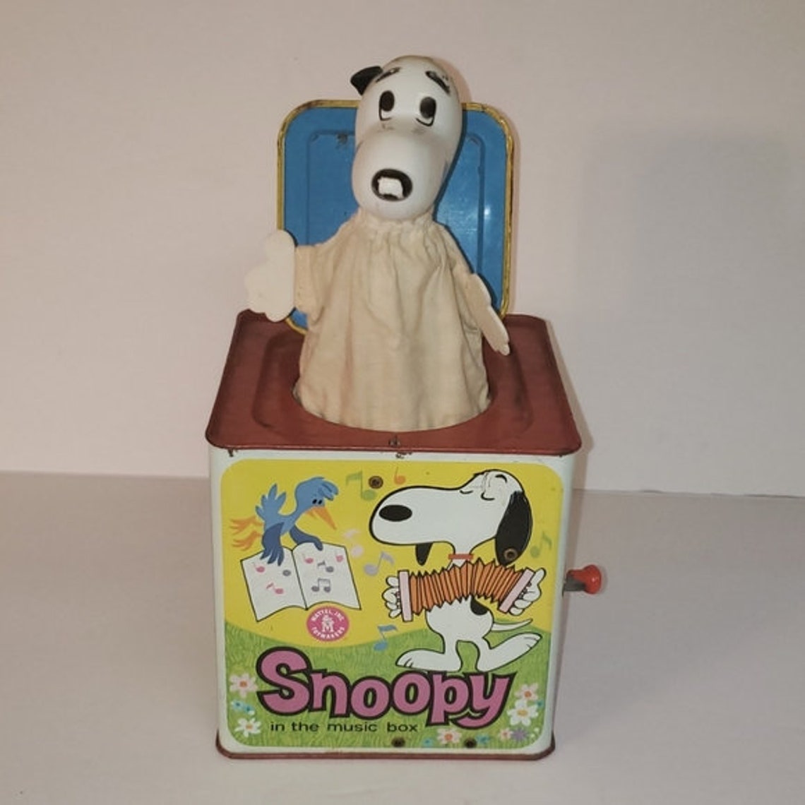Snoopy Music Box peanuts character Etsy