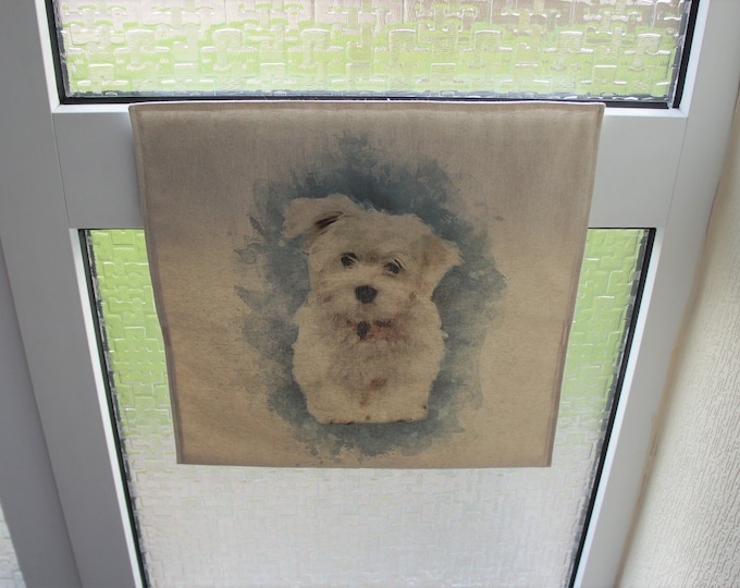 Westie, letterbox, door, bag, letter, catcher, draught excluder, mail slot, cover, post, pet protector, home help, cage alternative