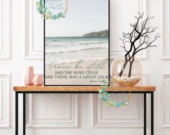 Peace Be Still Mark 4:39 Digital Print