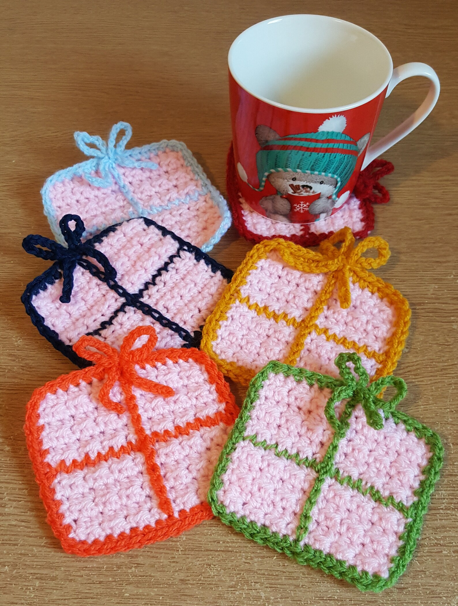 Mug Coasterhandmade Set of 6 Crochet Coasters Gift for Etsy