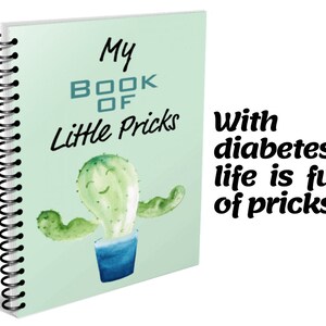 Little Book of Pricks Blood Sugar Log