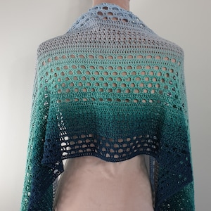 Crochet Pattern, The Mare Venti Shawl, ByMimzan
